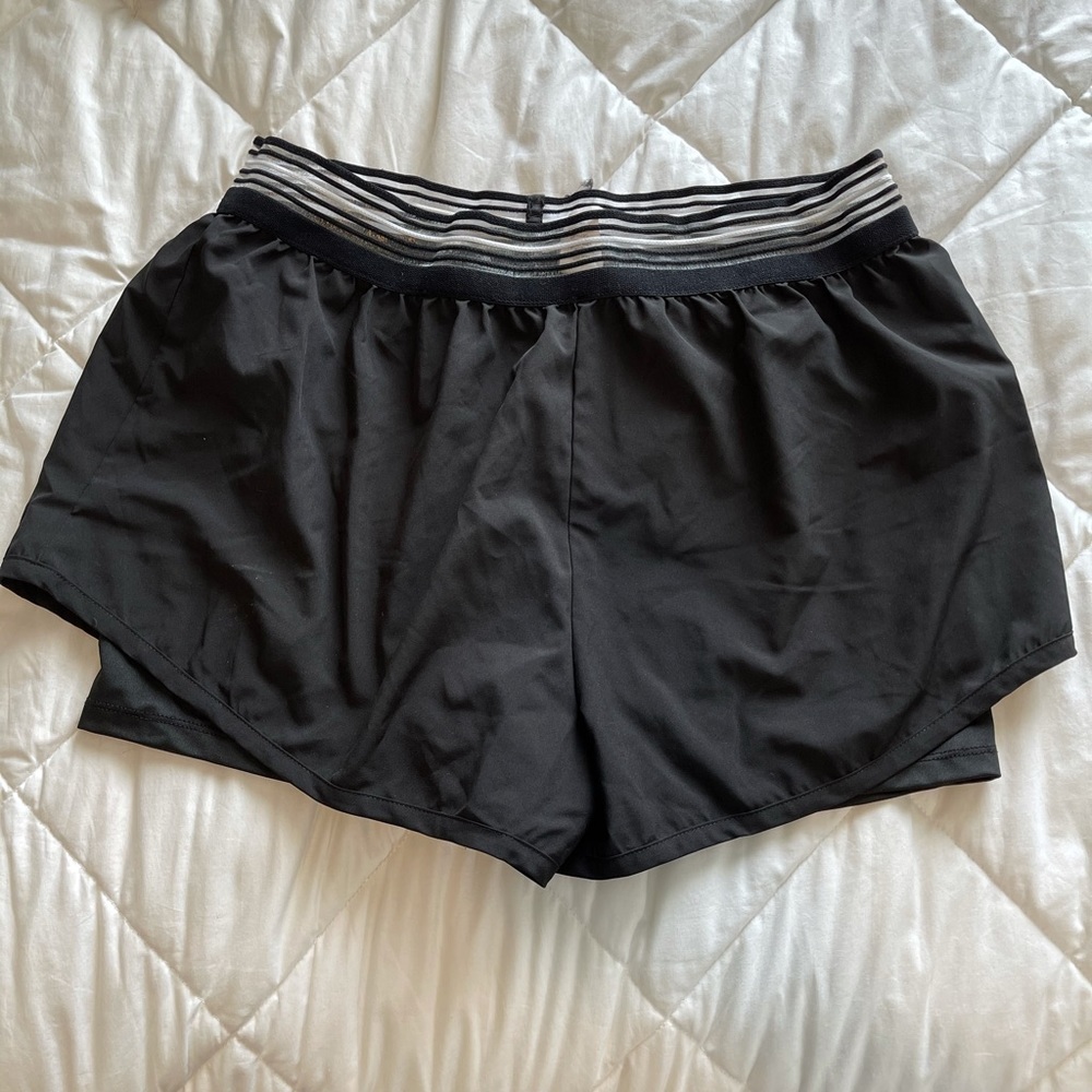 Running Shorts with Spandex Underneath
